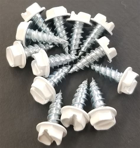 white sheet metal screws for gutters|screws for gutters and downspouts.